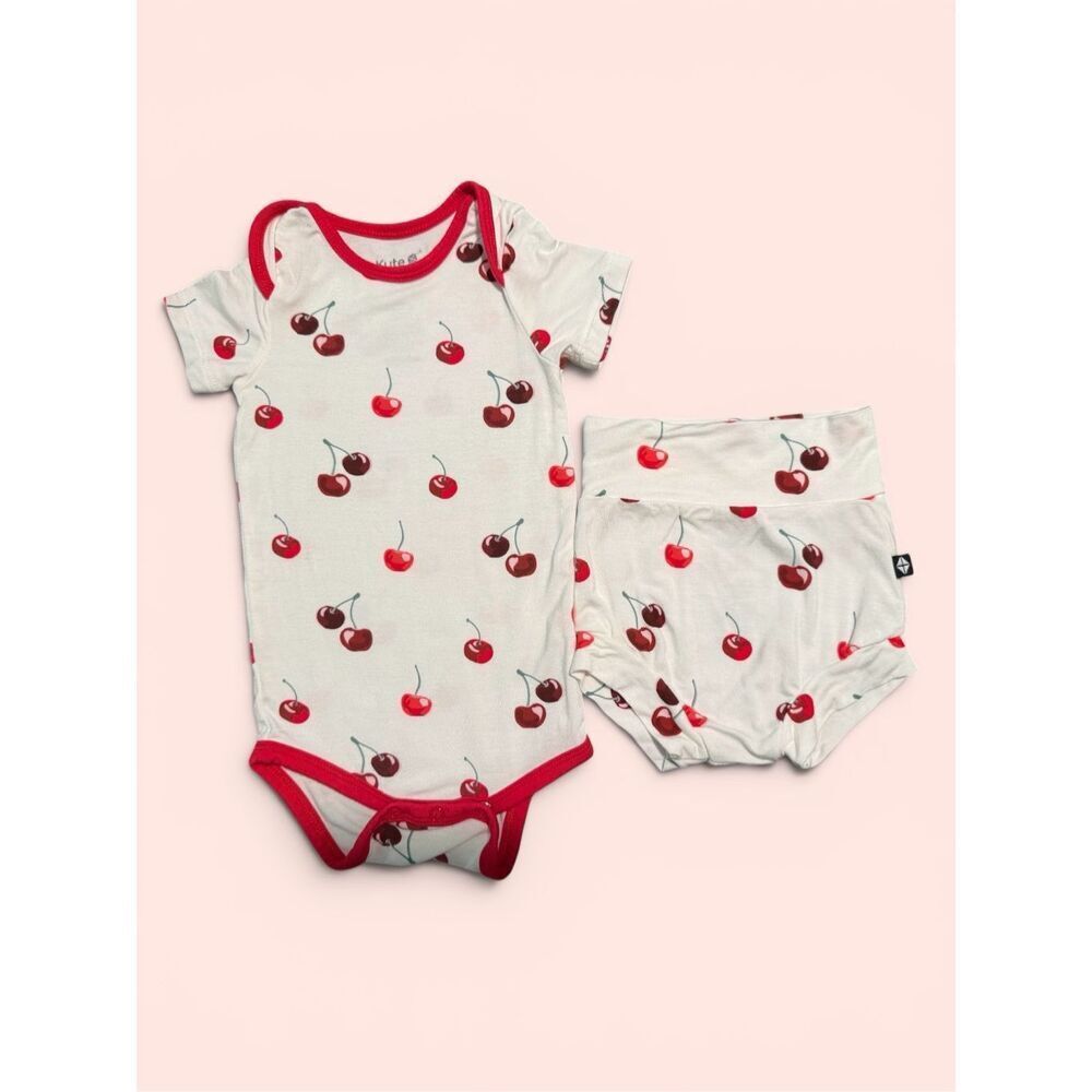 KYTE BABY Cherries 2 piece Set